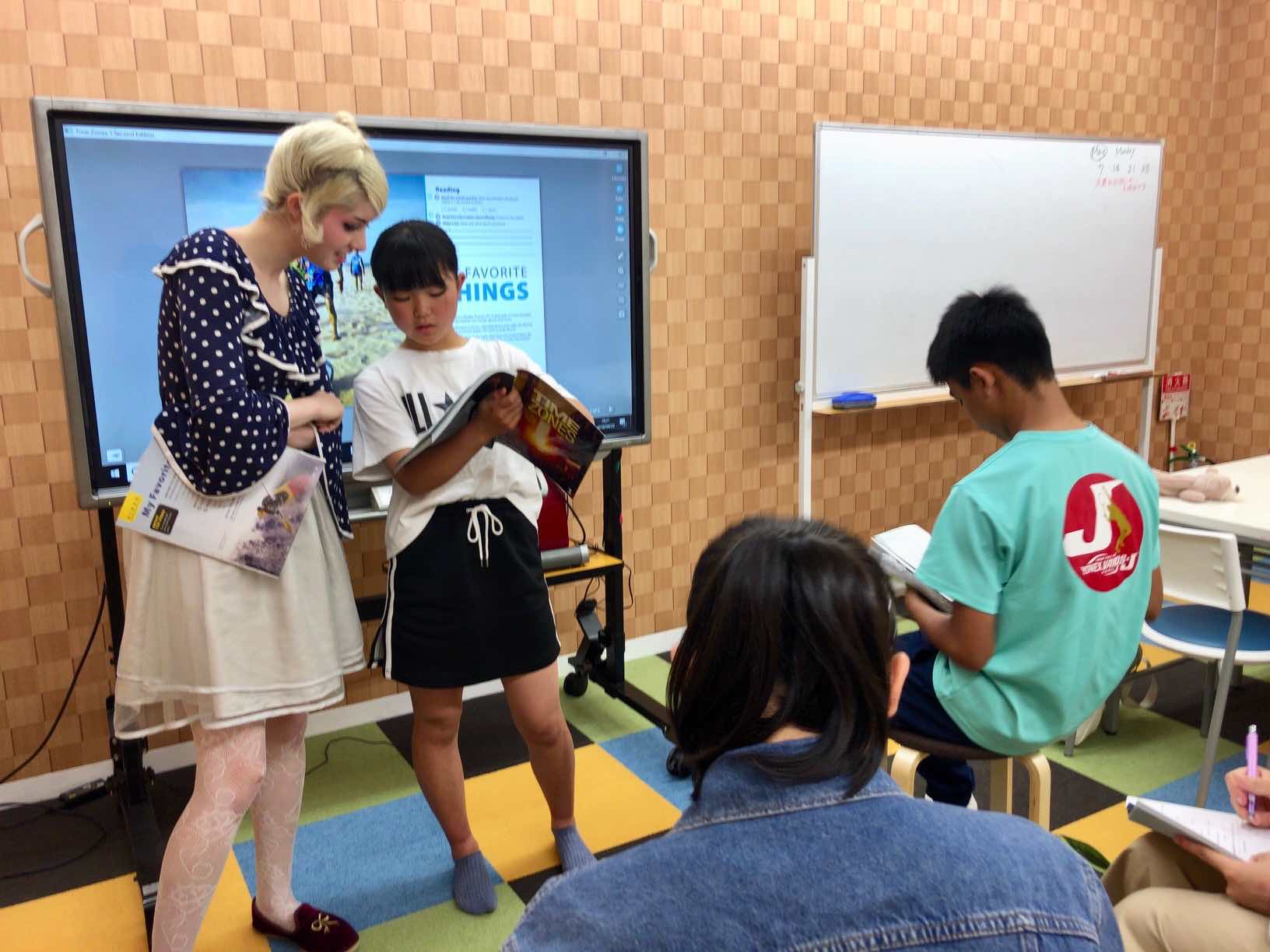 中学英語レッスン写真