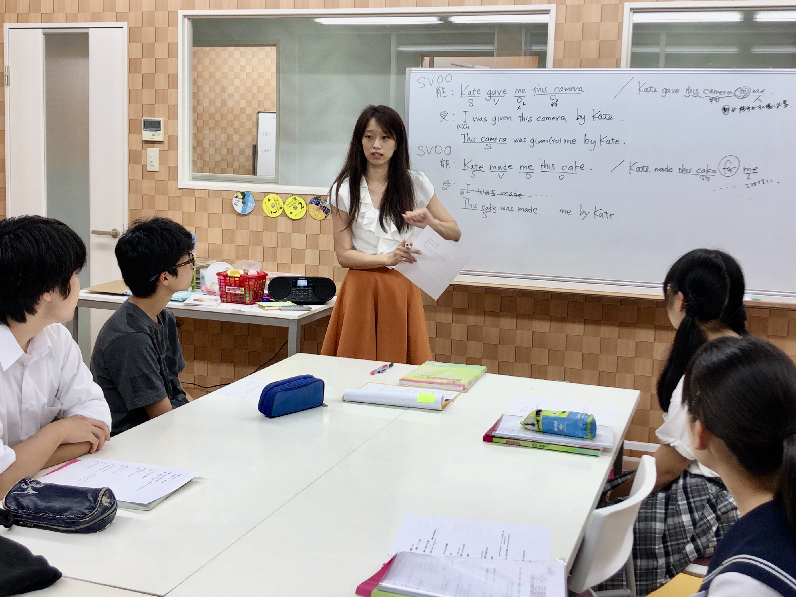 高校生英語レッスン写真
